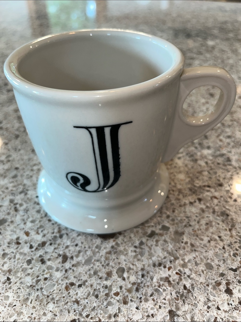 Anthropologie Bistro Tile Stoneware Mug